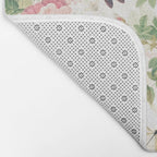 Vintage & Shabby Chic - Botanical Flower Roses Garden Bath Mat Gallery Image 2