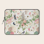 Vintage & Shabby Chic - Botanical Flower Roses Garden Laptop Sleeve Gallery Image 1