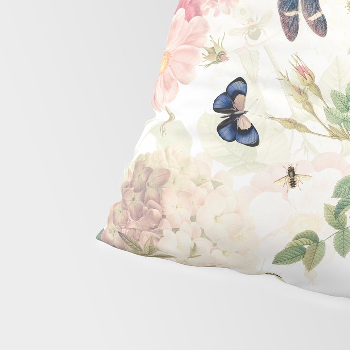 Vintage & Shabby Chic - Botanical Flower Roses Garden Pillow Sham Gallery Image 4