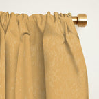 Leaves Minimalism - Green Gold Window Curtain Gallery Image 2