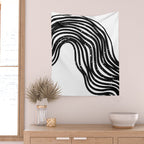 Be Wavy, Never Straight Wall Tapestry Gallery Image 2