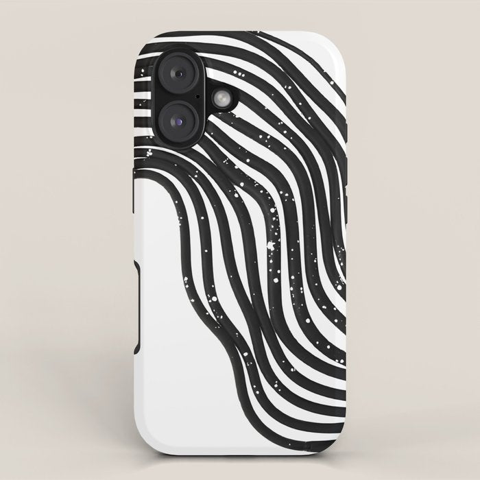 Be Wavy, Never Straight iPhone Case Gallery Image 1