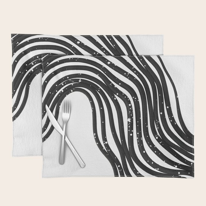 Be Wavy, Never Straight Placemat Gallery Image 1