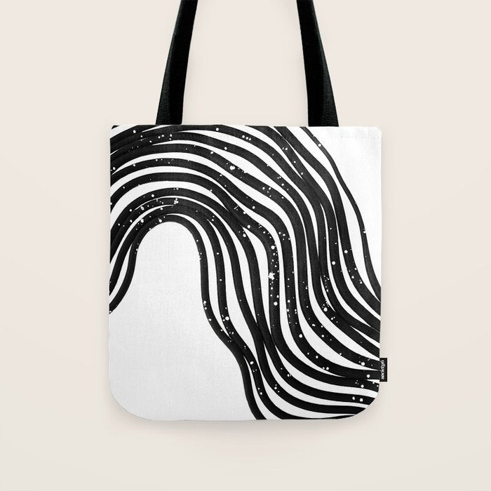 Be Wavy, Never Straight Tote Bag Gallery Image 1