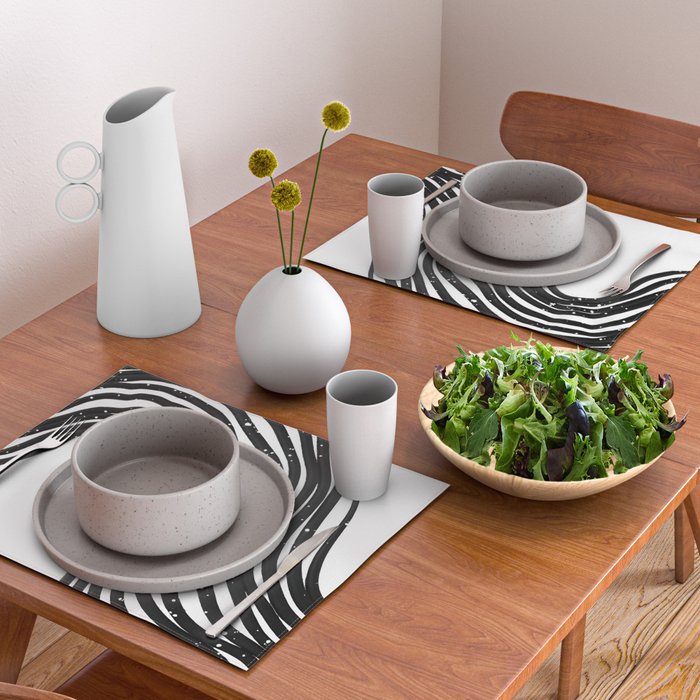 Be Wavy, Never Straight Placemat Gallery Image 2
