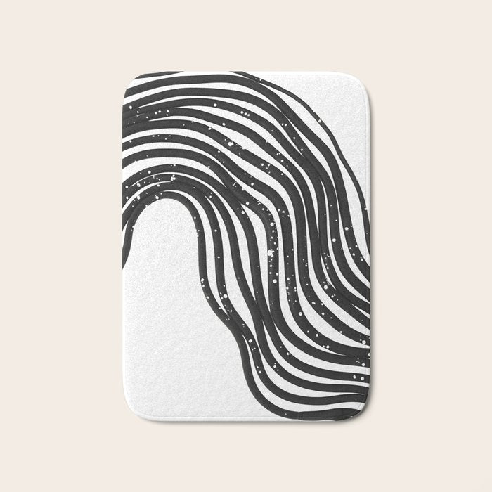 Be Wavy, Never Straight Bath Mat Gallery Image 1