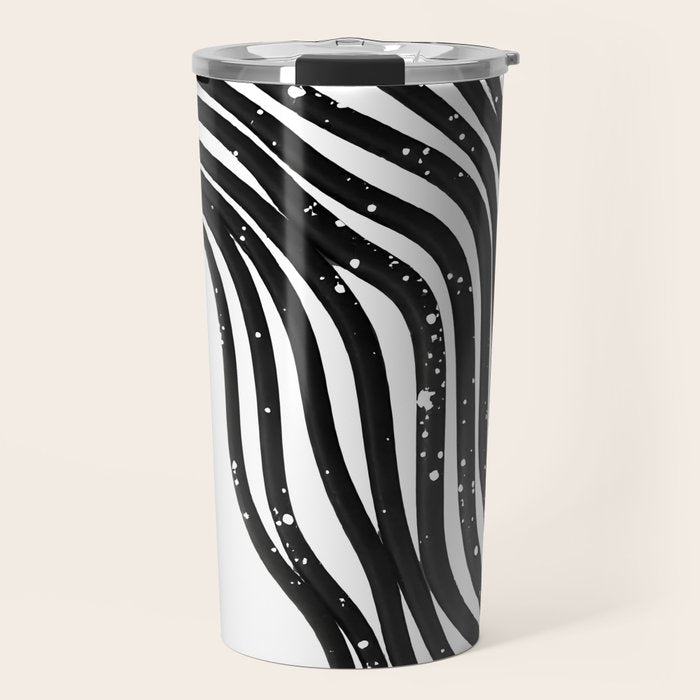 Be Wavy, Never Straight Travel Mug Gallery Image 1