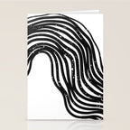 Be Wavy, Never Straight Stationery Card Gallery Image 2