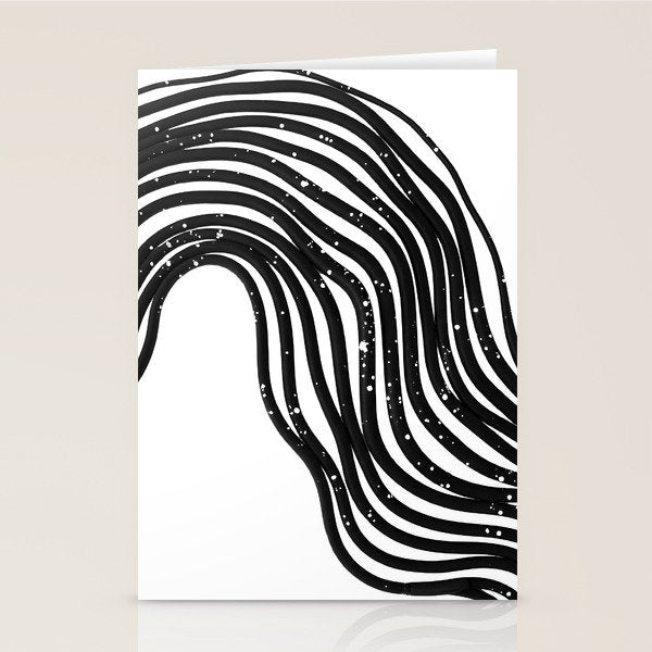 Be Wavy, Never Straight Stationery Card Gallery Image 2