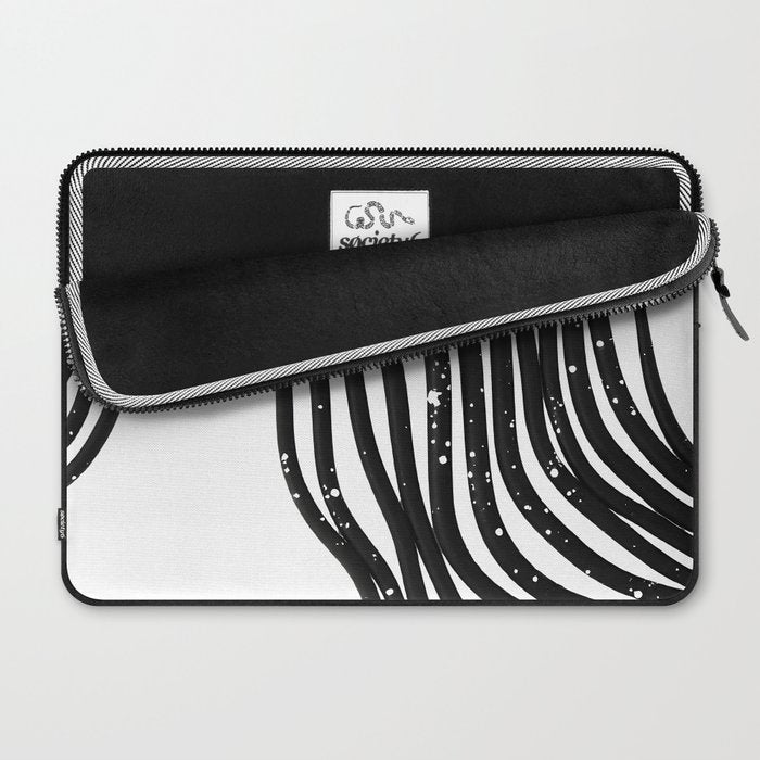 Be Wavy, Never Straight Laptop Sleeve Gallery Image 2