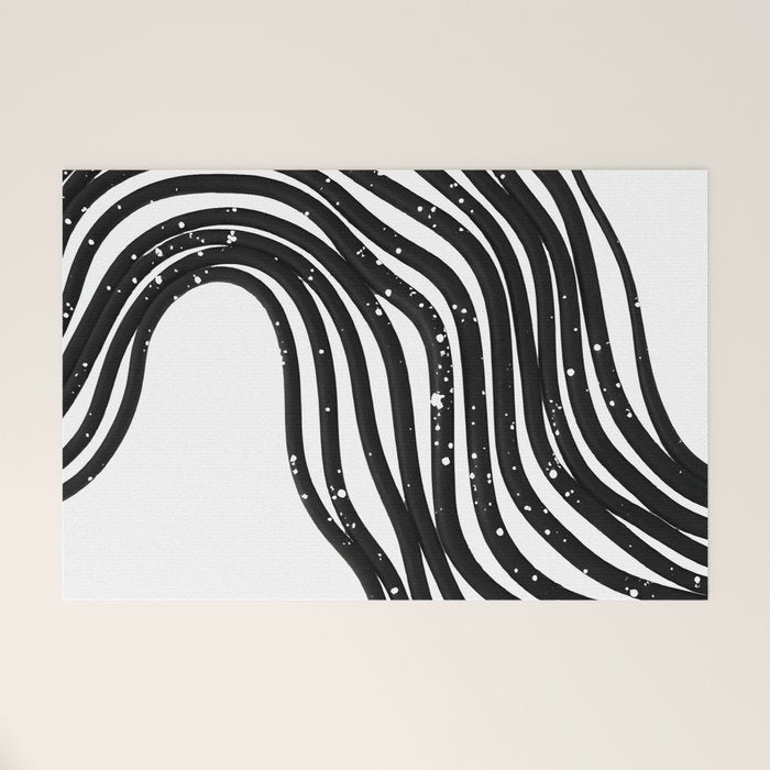 Be Wavy, Never Straight Welcome Mat Gallery Image 1