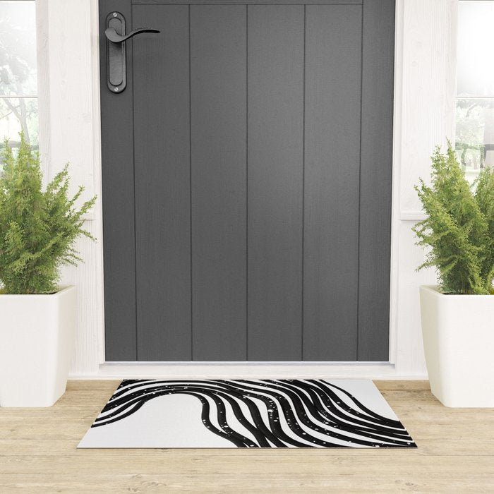 Be Wavy, Never Straight Welcome Mat Gallery Image 3
