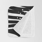 Be Wavy, Never Straight Throw Blanket Gallery Image 3