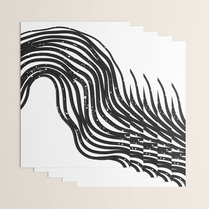 Be Wavy, Never Straight Wrapping Paper Gallery Image 3