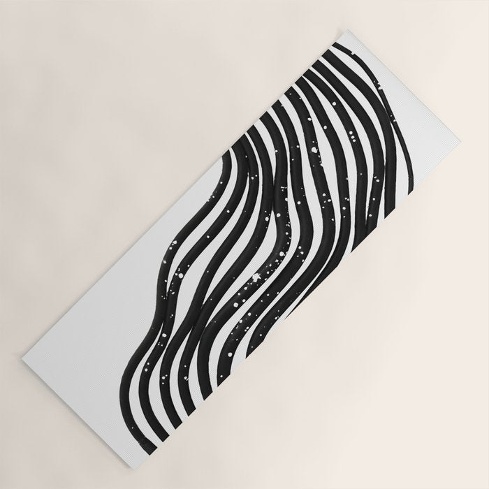 Be Wavy, Never Straight Yoga Mat Gallery Image 1