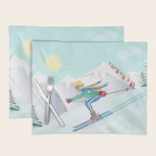 Skiing Girl Placemat Gallery Image 1