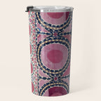 Tashkent Suzani Uzbekistan Floral Embroidery Print Travel Mug Gallery Image 3