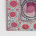 Tashkent Suzani Uzbekistan Floral Embroidery Print Poster Gallery Image 3