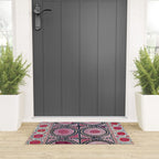Tashkent Suzani Uzbekistan Floral Embroidery Print Welcome Mat Gallery Image 3