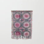 Tashkent Suzani Uzbekistan Floral Embroidery Print Wall Hanging Gallery Image 1