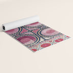 Tashkent Suzani Uzbekistan Floral Embroidery Print Yoga Mat Gallery Image 2