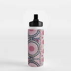 Tashkent Suzani Uzbekistan Floral Embroidery Print Water Bottle Gallery Image 2