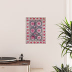 Tashkent Suzani Uzbekistan Floral Embroidery Print Poster Gallery Image 2