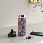 Tashkent Suzani Uzbekistan Floral Embroidery Print Water Bottle Gallery Image 4
