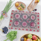 Tashkent Suzani Uzbekistan Floral Embroidery Print Cutting Board Gallery Image 2
