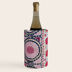 Tashkent Suzani Uzbekistan Floral Embroidery Print Wine Chiller Gallery Image 3