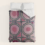 Tashkent Suzani Uzbekistan Floral Embroidery Print Duvet Cover Gallery Image 6