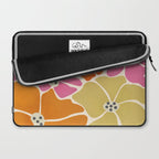 Blooming Retro Florals Laptop Sleeve Gallery Image 2
