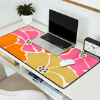 Blooming Retro Florals Desk Mat Gallery Image 2