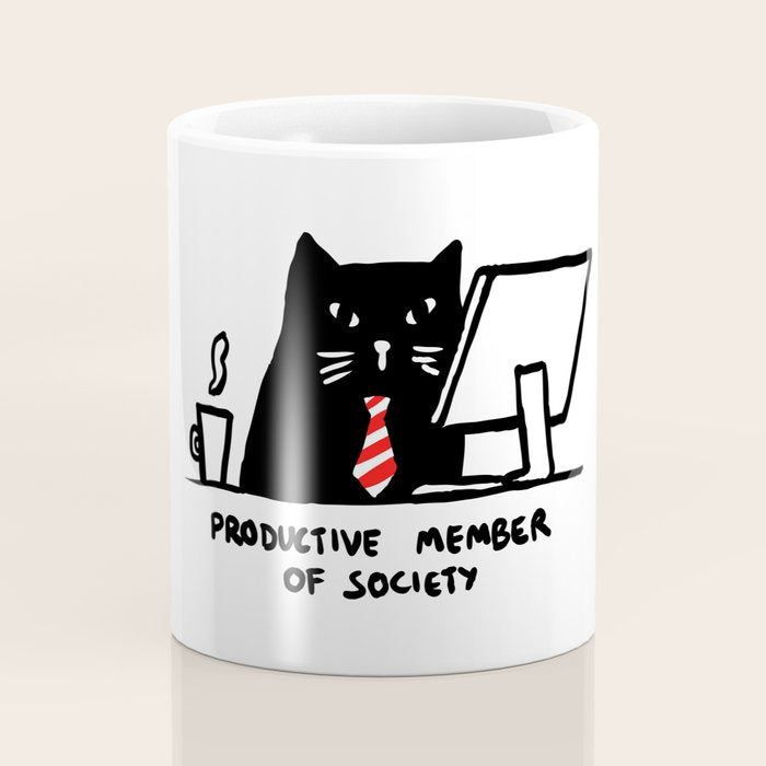 Productive member of society Coffee Mug Gallery Image 4