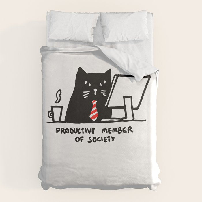 Productive member of society Duvet Cover Gallery Image 6