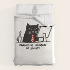 Productive member of society Duvet Cover Gallery Image 6