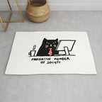 Productive member of society Rug Gallery Image 1