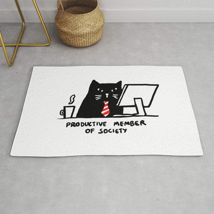 Productive member of society Rug Gallery Image 1