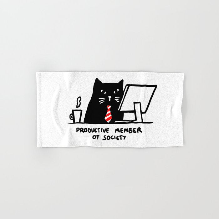 Productive member of society Bath Towel Gallery Image 1