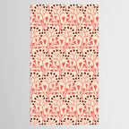 Peachy vintage flowerpattern Tablecloth Gallery Image 2