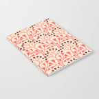 Peachy vintage flowerpattern Notebook Gallery Image 2