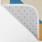 Bright Colorful Geometric Modern Vibrant Art Bath Mat Gallery Image 2