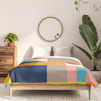Bright Colorful Geometric Modern Vibrant Art Comforter Gallery Image 3