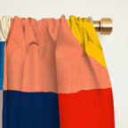 Bright Colorful Geometric Modern Vibrant Art Window Curtain Gallery Image 2