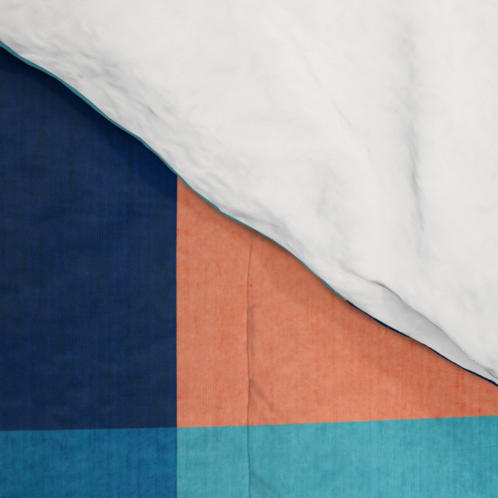 Bright Colorful Geometric Modern Vibrant Art Comforter Gallery Image 4