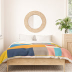 Bright Colorful Geometric Modern Vibrant Art Duvet Cover Gallery Image 3