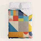 Bright Colorful Geometric Modern Vibrant Art Duvet Cover Gallery Image 6