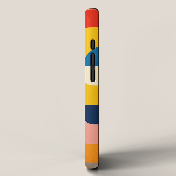 Bright Colorful Geometric Modern Vibrant Art iPhone Case Gallery Image 2