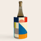 Bright Colorful Geometric Modern Vibrant Art Wine Chiller Gallery Image 2
