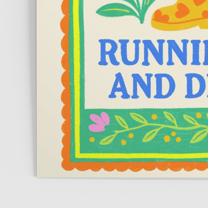 Running on Vibes and Dilly-Dally Poster Gallery Image 3